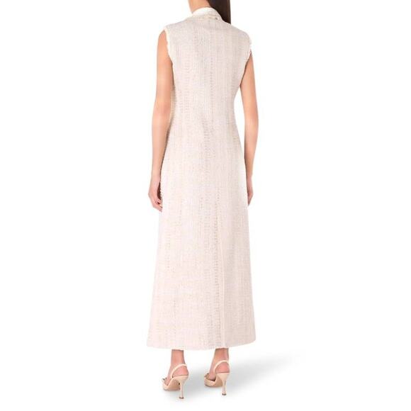 Borgo de Nor Lucienne Tweed Jacket Dress in Cream UK 10 US 6 - Picture 6 of 6